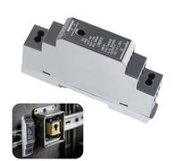 Bloc d'Alimentation pour Rail DIN - Sortie 12V DC 1,25 A 15W, Entrée 200-240 V AC 50/60 Hz, Compatible avec Rail DIN Standard TS 35/7,5 et TS 35/15, pour Domotique et Systèmes de Sécurité