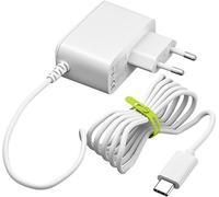Bloc d'alimentation Raspberry Pi 5 27 W, USB-C, GaN, Power Delivery, Blanc
