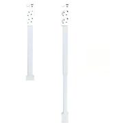 Bloc d'alimentation rotatif amovible avec 2 prises, 1 port USB-C et 1 port USB-A pour canapés, armoires de lit et l'arrière du canapé.