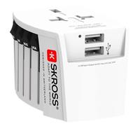 Skross Adaptateur de voyage MUV 1.302960 USB (2xA)