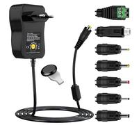 Bloc d'alimentation Universel cshare 40 W AC vers DC 3 V, 4,5 V, 5 V, 6 V, 7,5 V, 9 V, 12 V, Adaptateur d'alimentation à découpage avec Port USB 5 V 1 A et 7 Conseils pour 3 V jusqu'à 12 V