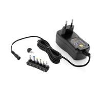 Bloc d'alimentation universel - Tension 9 24V réglable 6 embouts inclus - Electronique divers - 1A 150cm