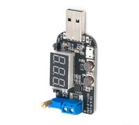 Bloc d'alimentation USB 2 A Step-Up Down 0,5-30 V écran LED | Fonction Step-Up/Down, sortie de 0,5 V à 30 V, 2 A max pour le courant, affichage numérique LED, entrée USB 5 V