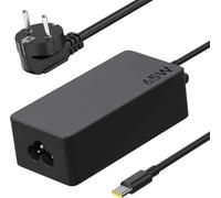 Bloc d'alimentation USB C 65 W pour ordinateur portable Lenovo Thinkpad/Yoga/Chromebook