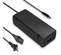 Bloc d'alimentation Xbox 360 E, adaptateur secteur uowlbear avec cordon d'alimentation pour console Xbox 360 E 100-240 V, tension automatique, version faible bruit, ventilateur silencieux intégré