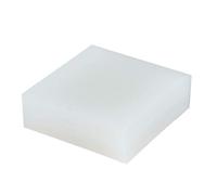 Bloc d'amortissement en caoutchouc de Silicone 120x120mm, amortisseur for Machine à laver, sèche-linge, tapis roulant(120x120x20mm)