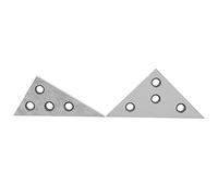 Bloc d'angle Haute précision Manganais en acier Machiniste Mesurer l'outil avec boîte de rangement pour l'inspection du travail des métaux