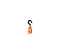 VEVOR Bloc d'arrachage avec crochet pivotant, 2 T, poulie de mouflage 72,6 mm pour corde de 9,5 mm, pour opérations de remorquage et de récupération sur dépanneuses, treuils de transport de voitures