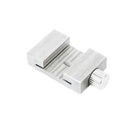 Bloc d'arrêt de traçage avec vis moletée, en acier inoxydable, 20 mm | Positionnement répétable pour le travail du bois avec vis à pouce réglable, jauge d'arrêt de marquage pour règles en acier
