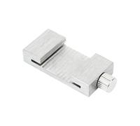 Bloc d'arrêt de traçage avec vis moletée, en acier inoxydable, 29 mm | Positionnement répétable pour le travail du bois avec vis à pouce réglable, jauge d'arrêt de marquage pour règles en acier