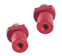 Bloc d'arrêt en alliage d'aluminium pour le travail du bois, guide antidérapant à 90 degrés pour MFT 19 mm 20 mm (rouge 19 mm)