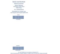 Bloc de 100 ordonnances - Ordonnancier personnalisé pour les professionnels de santé - Lot de 5 - UTTSCHEID