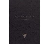 Bloc de 100 pages Clairefontaine Flying Spirit 16 x 21 cm Noir Noir G