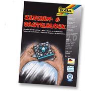 Folia MAX BRINGMANN KG - 197 - Papier Dessin A4 140g/m Bloc de 20 feuilles Noir