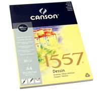 Bloc De 30 Feuilles Collées Sur 1 Coté 1557 A4 180gr - Dessin