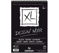 Album Spirale - CANSON - XL® Dessin A4 - 40 feuilles - 150 g - Noir