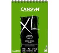 Canson-Infinity Album spiralé XL Dessin A3 30 feuilles 160 g/m² Blanc