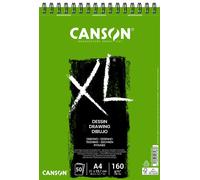 CANSON Bloc de 50 feuilles Croquis et Dessin XL Spirale A4 160g Blanc
