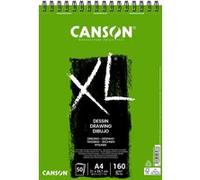 Canson-Infinity – Bloc de croquis et dessin XL spirale A4 50 feuilles 160g Blanc
