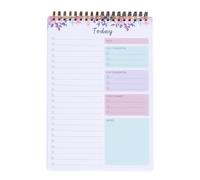 Bloc de 52 feuilles - Bloc-notes Things to Do - Planificateur quotidien léger, liste de contrôle portable, excellente qualité pour l'école et l'organisation