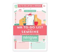 Bloc de 52 listes aimantés - Ma to-do list de la semaine Mémoniak - Collectif - Editions 365 - broché - Agenda