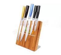 Bloc de 6 Couteaux de cuisine 750g Barcelone (Coloris Varié)