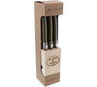 Bloc de 6 couteaux Laguiole Kaki - Jean Dubost - Vert - Inox G
