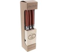 Bloc de 6 couteaux Laguiole Terra - Jean Dubost - Rouge - Inox Inox