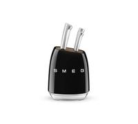 Bloc couteaux SMEG 6 pcs multi-usages noir