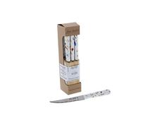 Bloc de 6 couteaux steak Sense - Jean Dubost - Blanc - Inox G