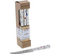 Bloc de 6 couteaux steak Sense - Jean Dubost - Blanc - Inox G