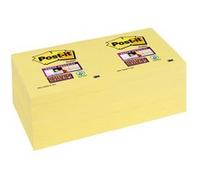 Post-it – Notes Super Sticky – Bloc 76 x 76 mm – 90 feuilles par bloc – Pack 6 – Jaune