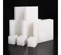 Bloc de banc en caoutchouc solide, Patins anti-vibrations en silicone de différentes tailles for machines, meubles et à laver(500x500x12mm)