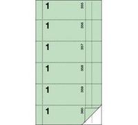 Bloc de bons 'Serveur no 1', vert