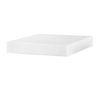 HENDI Billot en polyéthylène haute densité, sans piètement, bloc planche à découper, grand bloc de boucher, bloc de cuisine solide pour couper la viande, le fromage, le poisson, 500x400x(H)80mm, blanc