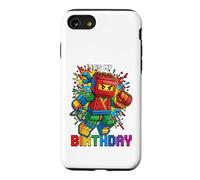 Bloc de Briques Ninja 8ème Anniversaire pour garçon 8 Ans Coque pour iPhone SE (2020) / 7/8