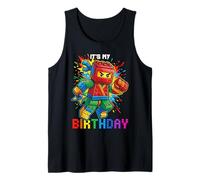 Bloc de Briques Ninja 8ème Anniversaire pour garçon 8 Ans Débardeur