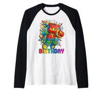 Bloc de Briques Ninja 8ème Anniversaire pour garçon 8 Ans Manche Raglan