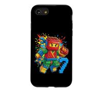 Bloc de Briques Ninja pour 7ème Anniversaire pour garçon 7 Ans Coque pour iPhone SE (2020) / 7/8