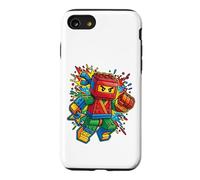 Bloc de Briques Ninja pour 9e Anniversaire garçon 9 Ans Coque pour iPhone SE (2020) / 7/8