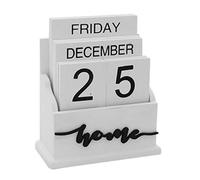 Bloc De Bureau À Clapet En Bois, Calendrier De Bureau Permanent, Affichage De La Date Du Mois, De La Semaine, Décoration De Bureau À Domicile