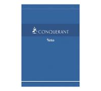 Bloc de bureau Conquérant 21 x 29,7 agrafé bleu - 5 x 5 - 200 feuilles