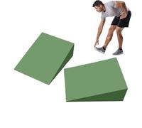 Bloc de cale de squat | Planche inclinée en mousse multi-angles | Rampe de squat surélevée antidérapante | Accessoire d'entraînement durable à domicile pour fitness, pompes, haltérophilie, yoga
