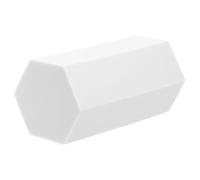 Bloc de Caoutchouc Tpr pour Gravure de Tampons, Hexagonal Blanc | Découpe Détaillée et Usage Facile, pour Scrapbooking et Bullet Journaling, Compatible Encre
