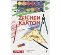 Brunnen 1047344 Bloc de 10 feuilles de papier à dessin Format A4 190 g/m²