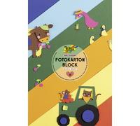 Bloc de carton de bricolage, A3, couleurs