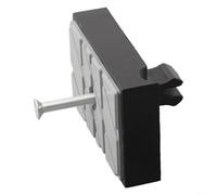 Bloc de chaîne de convoyeur en métal et en plastique pour systèmes de machine à bandes de chant offrant une transmission stable et une longue durée de vie (71 x 48 mm)