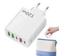 Bloc de charge, bloc de charge, de prises à 5 ports | Adaptateur de voyage pour prise, bloc de prise, bloc de charge, bloc de charge, tête de cube D