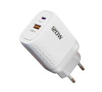 Bloc de charge rapide, prise de charge rapide | Adaptateur mural à charge rapide de 120 W | Bloc de charge à double port haute vitesse, prise de charge rapide, chargeur de téléphone portable pour