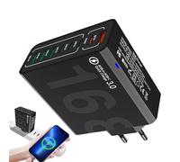 Bloc de chargeur USB à charge rapide, chargeur de téléphone portable multiport | Prises de charge rapide de 150 W avec 8 interfaces USB - Cube de charge de téléphone portable QC3.0 Pa